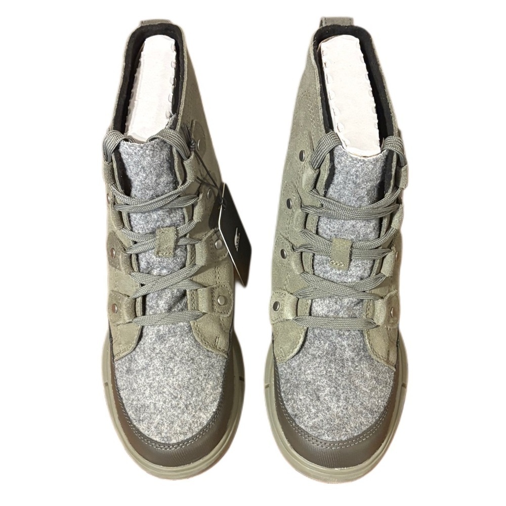 Sorel Ankle Boots in Olive and Gray - Picture 8 of 10